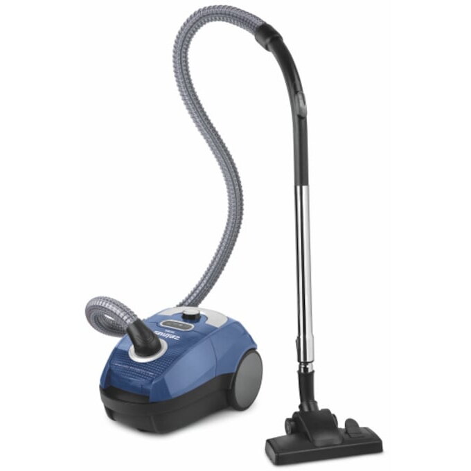 Aspirator cu sac, Zelmer, ZVC333, 650W, Hepa 12, Capacitate sac 3L, Albastru