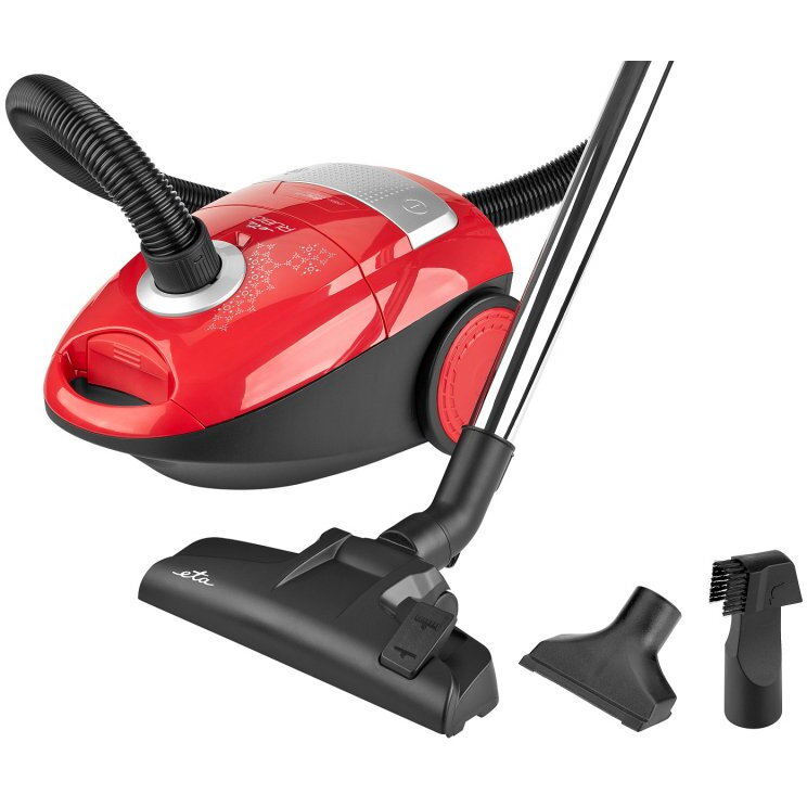 Aspirator ETA049190010 Rubio Bagged, 850W, dust bag capacity 2L, HEPA filter, red