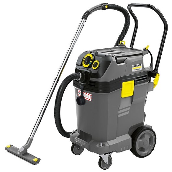 Aspirator NT 50/1 Tact Te H umed-uscat, 1380 W, 254 mbar, 50 l, priza scule electrice, comutator curatare filtru