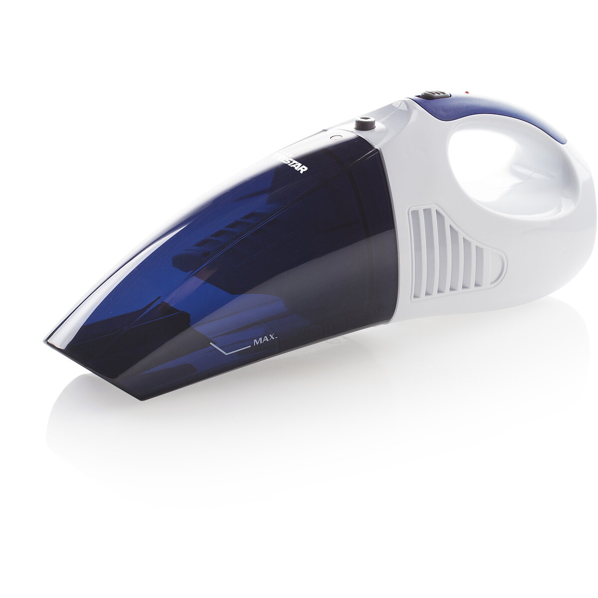 Aspirator Tristar KR-2176 Dust buster, Dry and Wet vacuum, 0.55L capacity, Washable filter, Cordless use 15 min, 7.2 V