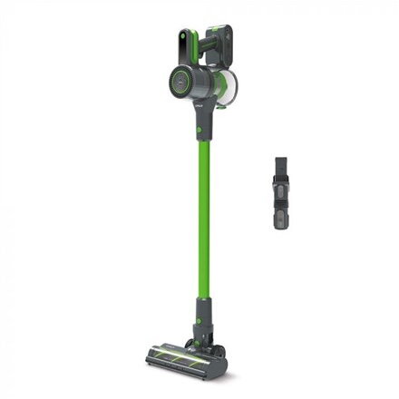 Aspirator vertical 2 in1 PBEU0120 Forzaspira D-Power SR500, Multi-ciclonic, Rezervor 0.6 L, Acumulator 29.6 V, 3 programe, Filtru EPA, 4 stagii de filtrare, Verde/Gri