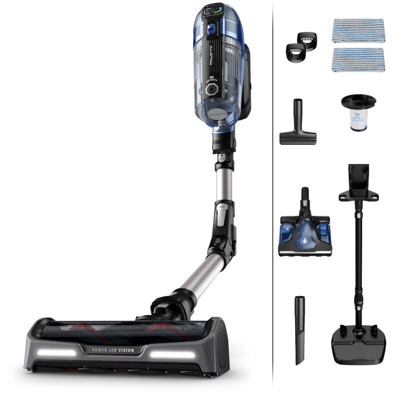 Aspirator vertical cu mop X-Force Flex 14.6 Aqua RH99C3WO, 480W, 0.4L