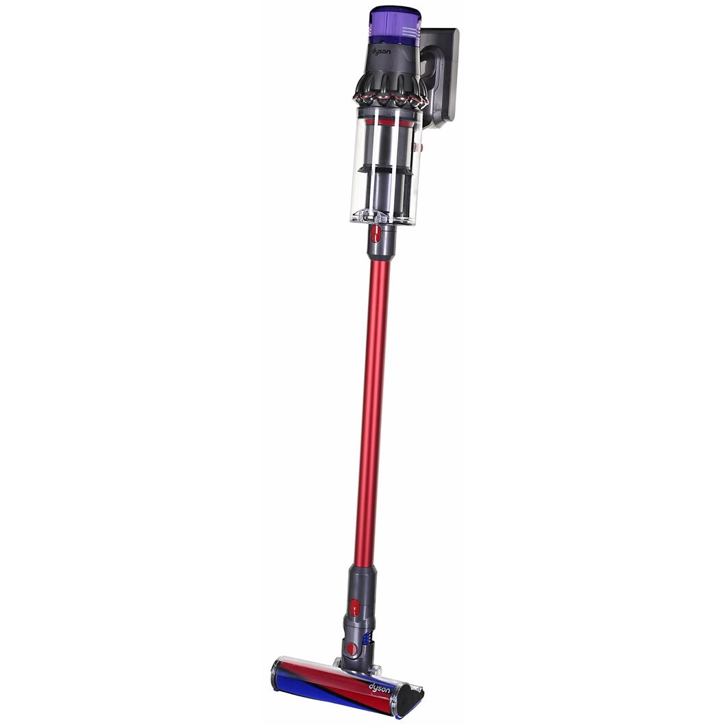 Aspirator vertical V11 Fluffy Nichel/Rosu