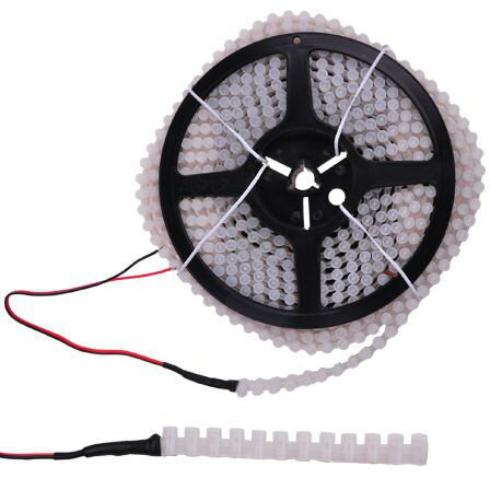 Banda LED impermeabila, 96 diode/m, Alb rece