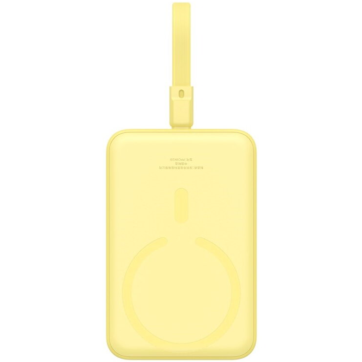 Baseus P10022109Y23-00 Lithium polymer (LiPo) power bank 10000 mAh Wireless charging Yellow