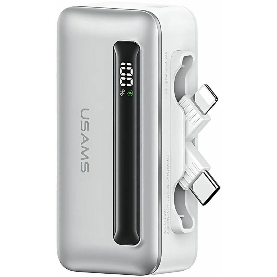 Baterie Externa 4500mAh 20W USB-C/Lightning silver