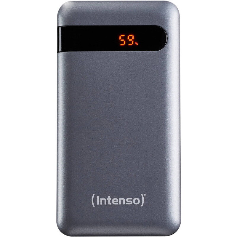 Baterie externa PD20000, 20000 mAh, 1x USB, 1x USB-C, 3A, cu tehnologia Quick Charge 3.0, Anthracite