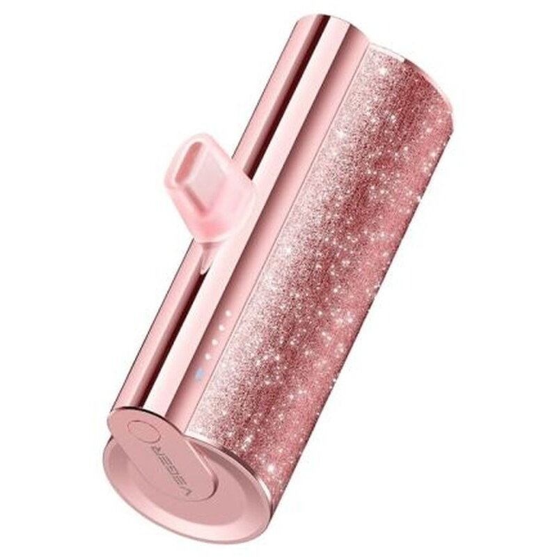 Acumulator Extern W0573P Lipstick-L 5000mAh USB-C Roz