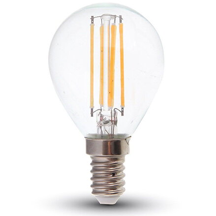 BEC FILAMENT LED P45 E14 6W 130LM/WAT 2700K ALB CALD