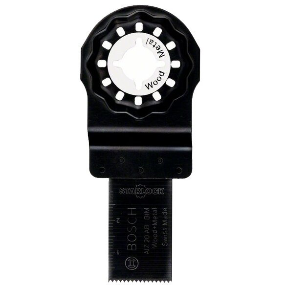 BIM AIZ 20 AB - Accesoriu multicutter, Starlock, taiere, 20 mm, lemn, metal 