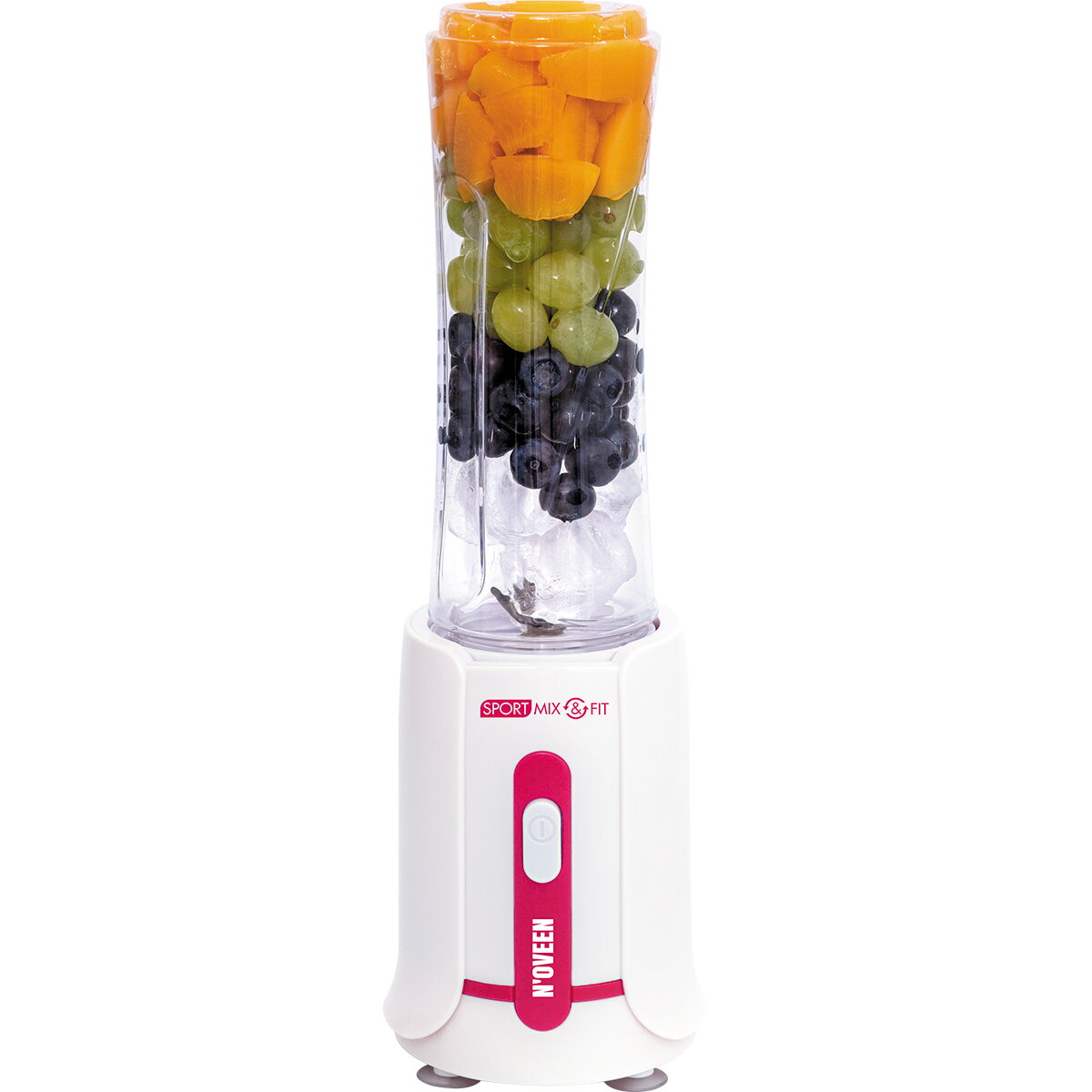 Blender Noveen SB220 0,6 L Blender de masă 300 W Amarant
