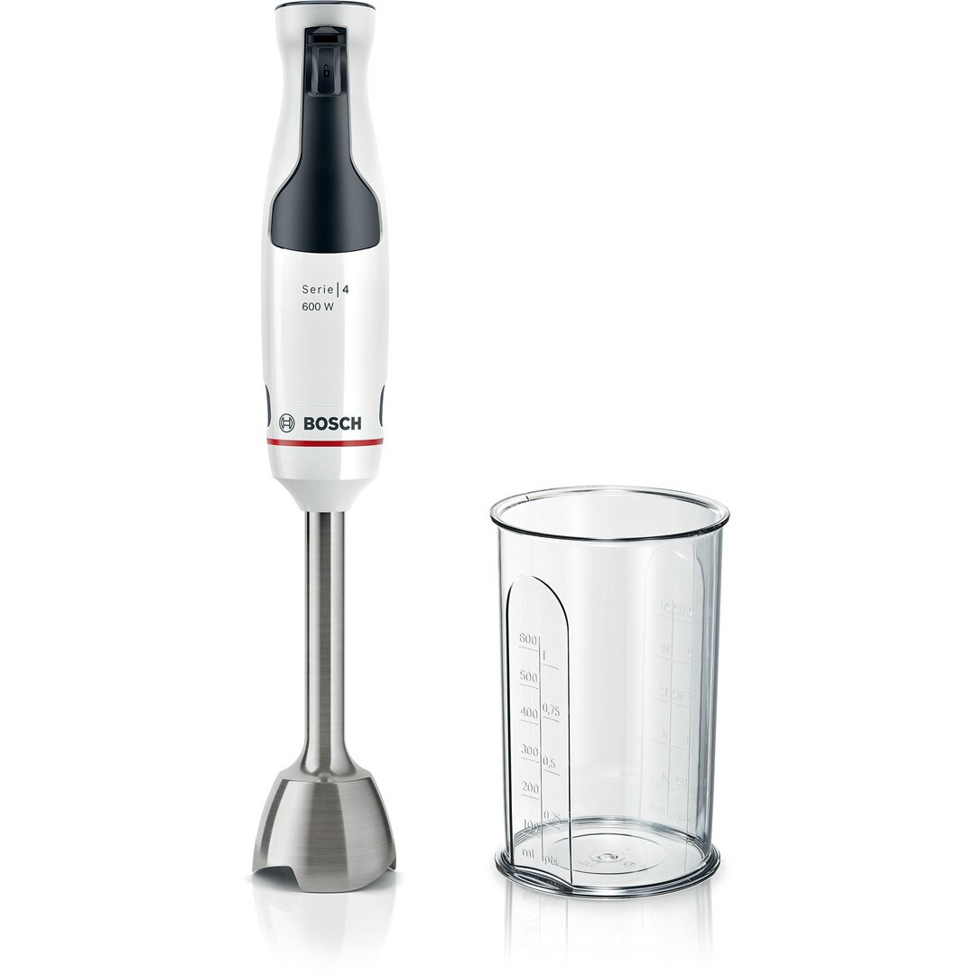 Blender De Mana MSM4W210 Seria 4 ErgoMaster 600W Antisplash Alb/Negru