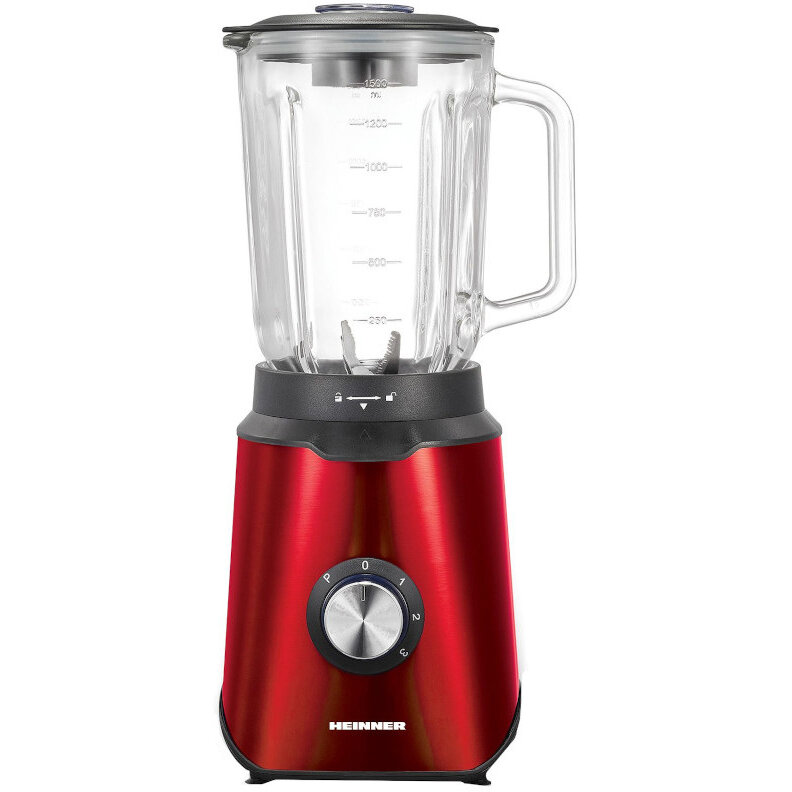 Blender de masa HBL-1000RED 1.5 Litri 3 viteze + Pulse 1000W Rosu spray