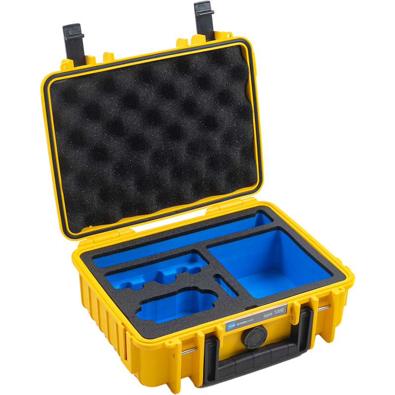BW Cases Type 1000 for DJI Osmo Action 3 / Yellow