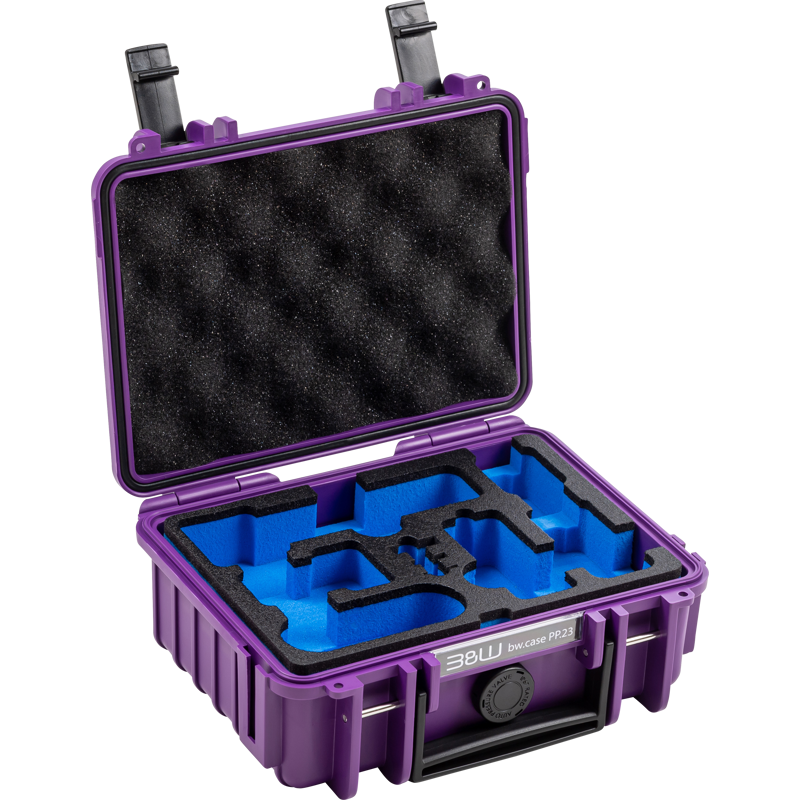 BW Cases Type 500 for DJI Osmo Pocket 3 Creator Combo, Purple