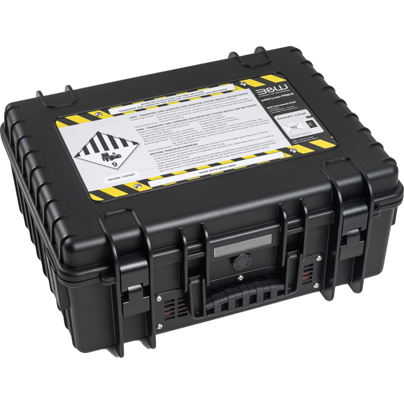 BW Outdoor Battery.case 908.8. Transport  Storage of defective lithium batteries, black