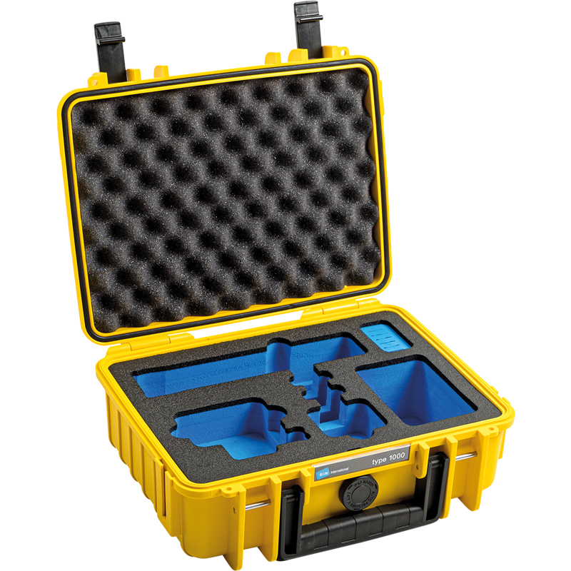 BW Outdoor Case Type 1000 for GoPro Hero 12 (fits even GoPro Hero 9/10/11), Yellow