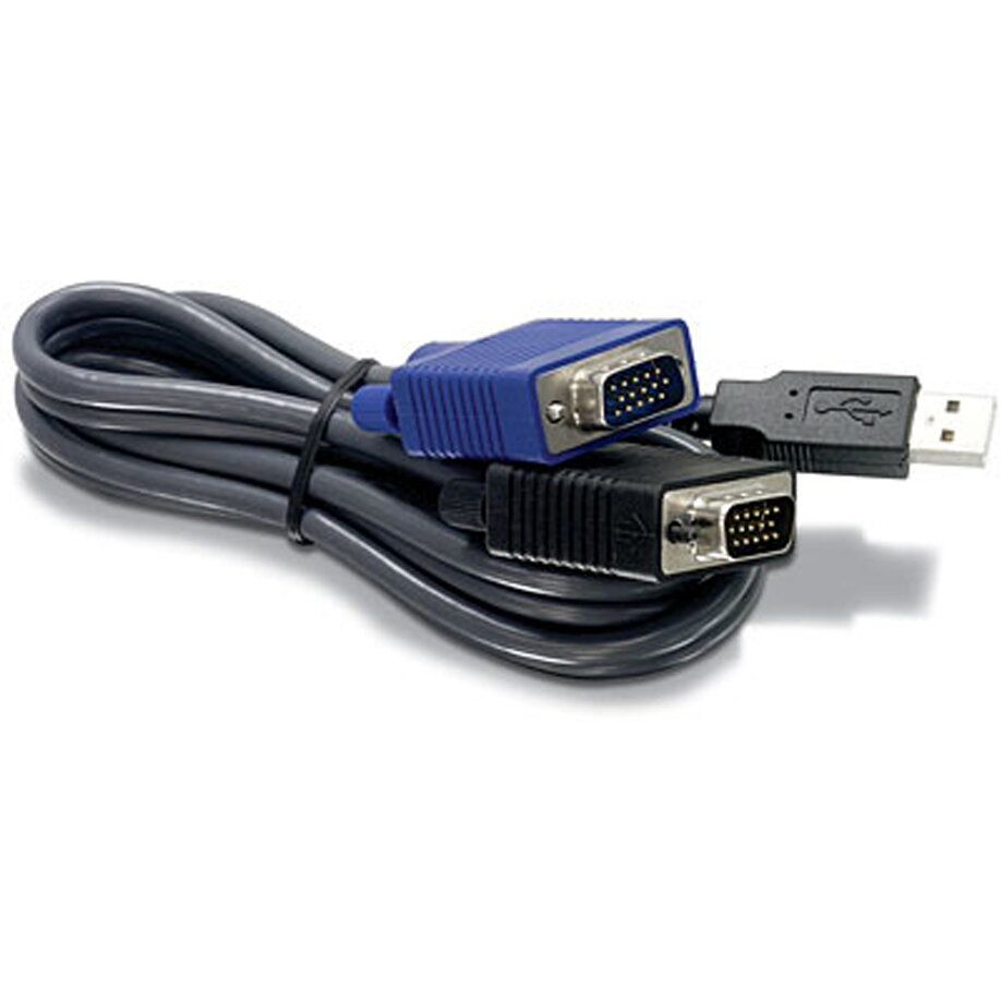 Cablu KVM USB /VGA 3m
