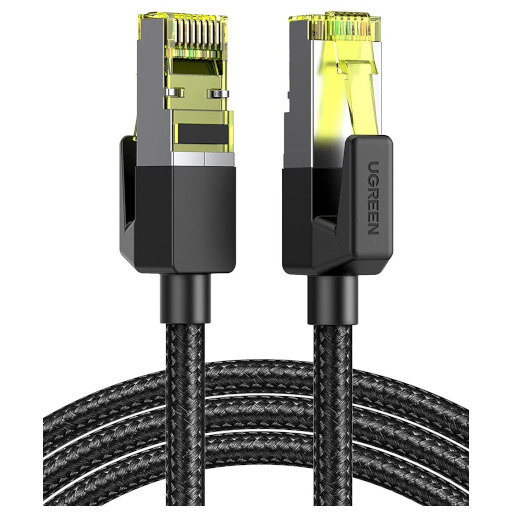 Cablu retea CAT7 Patch Cable UTP 2 m Braided Black