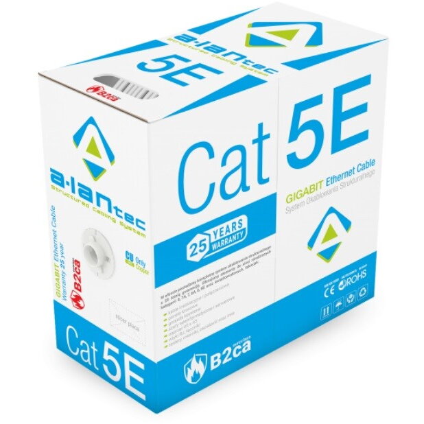 Cablu Retea KIU5LSOH305B Grey 305 m Cat5e U/UTP LSOH