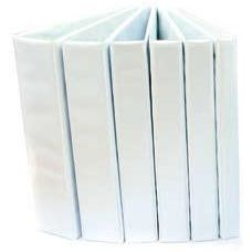 Caiet mecanic cu buzunar, 2 inele in D, 40 mm, cotor 65mm, Optima - alb