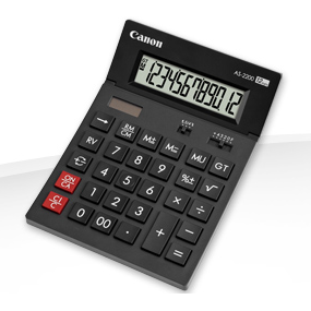 Calculator de Birou AS-2200 12 Cifre Negru