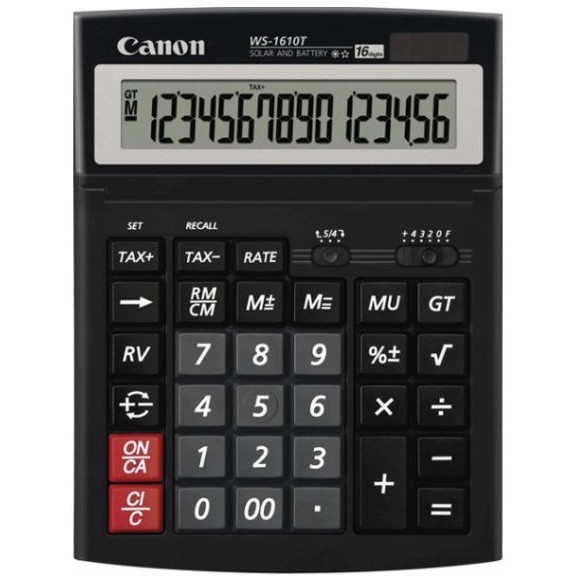 Calculator de Birou WS-1610T 16 Cifre Negru