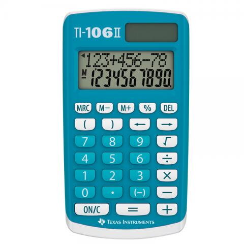 Calculator de Birou TI-106 II (TI000275) 10 Cifre Albastru