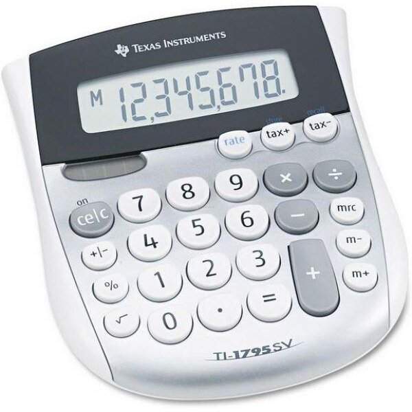 Calculator de Birou TI-1795 SV (TI000538) 8 Cifre Gri