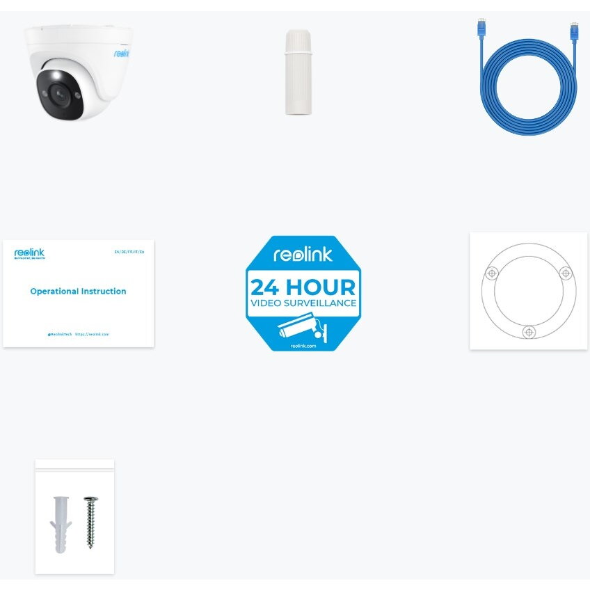 Camera Supraveghere  P334 - Smart 4K 8MP Ultra HD Exterior PoE Security Supports 256GB & Person/Vehicle/Pet Detection