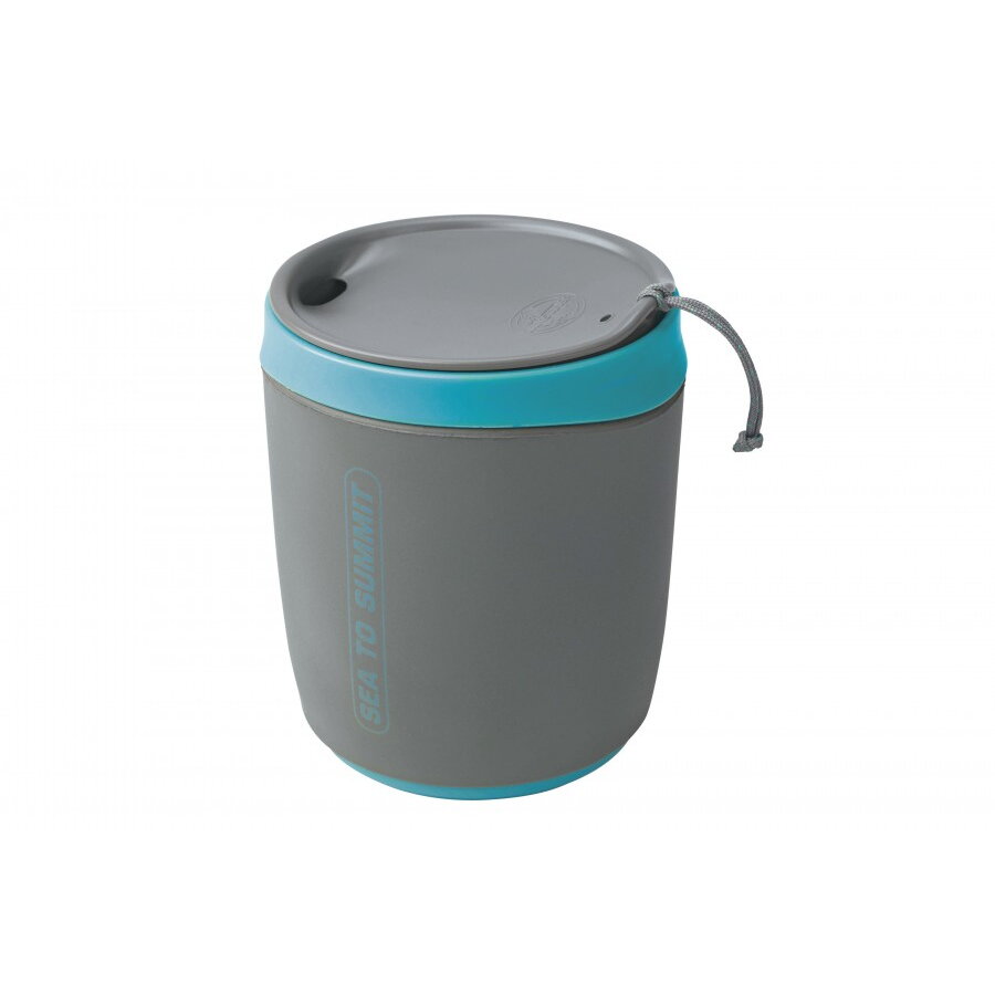 Cana 473 ml cu capac Delta InsulMug, leak proof, pacific blue