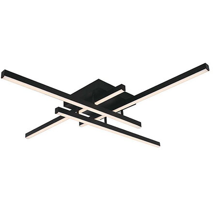 CANDELABRU LED DIMABIL 38W 3000K 85X85X10.5CM - NEGRU