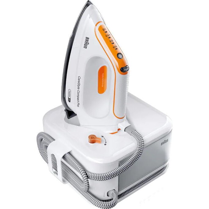 CareStyle Compact Pro IS 2561 WH, steam ironing station (white/orange)