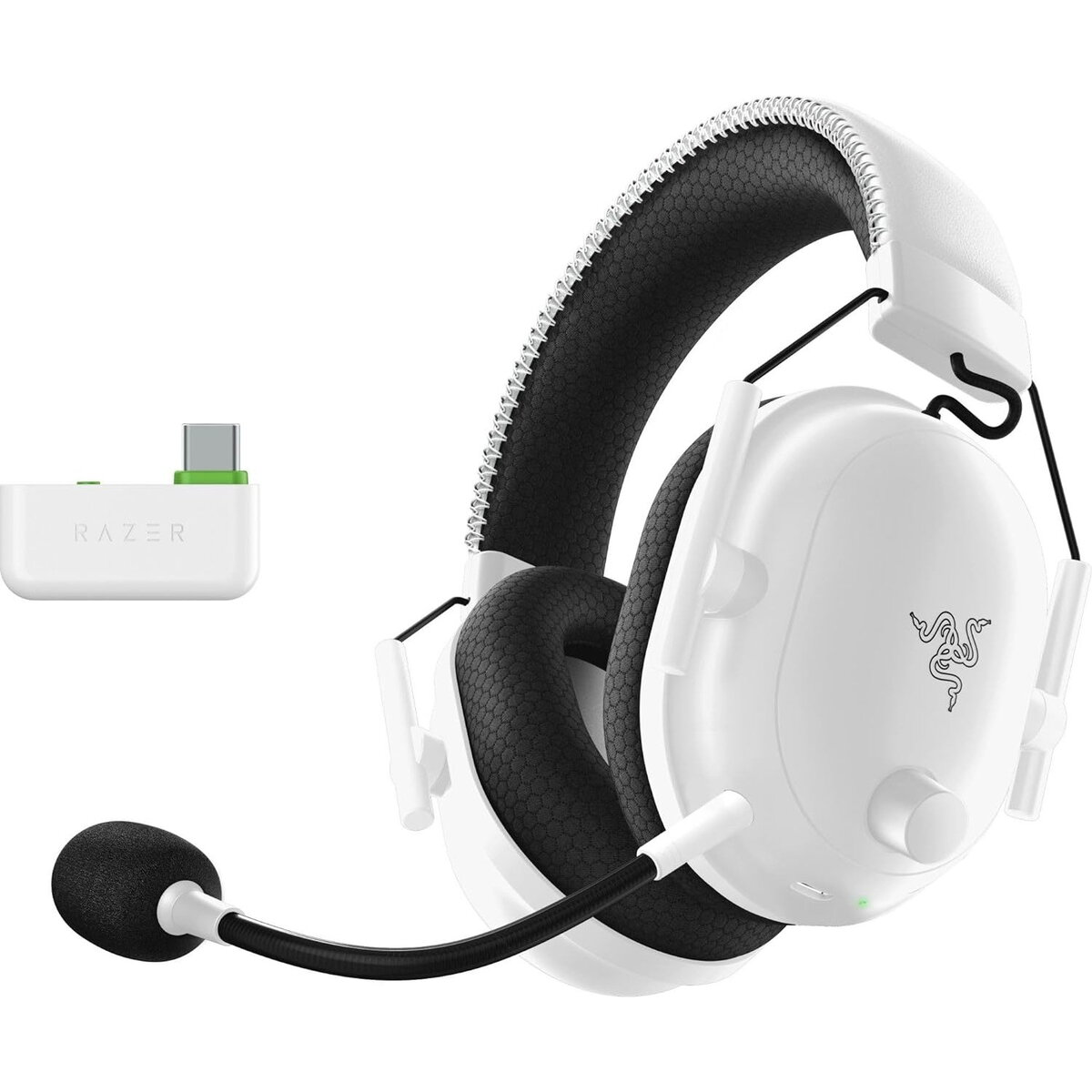 Casti Bluetooth BlackShark V2 Pro for Xbox Gaming (White, 2.4GHz, Bluetooth)