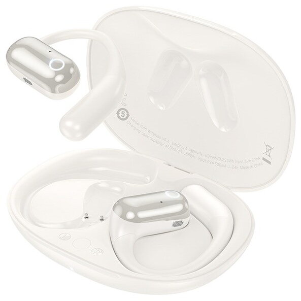 Casti Bluetooth  EA6 Headset Wireless Open-Ear Connectivity/Music Bluetooth White