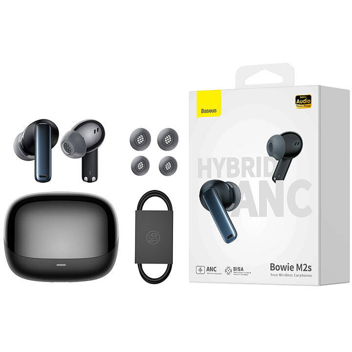 Casti Bluetooth Earphones TWS Bowie M2s (black)