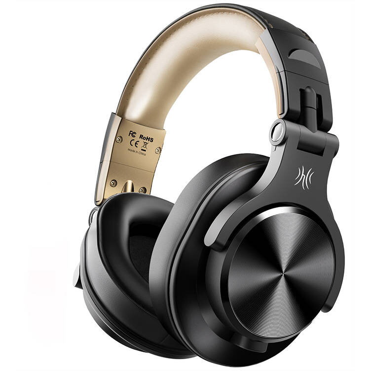 Casti Bluetooth Fusion A70 Gold
