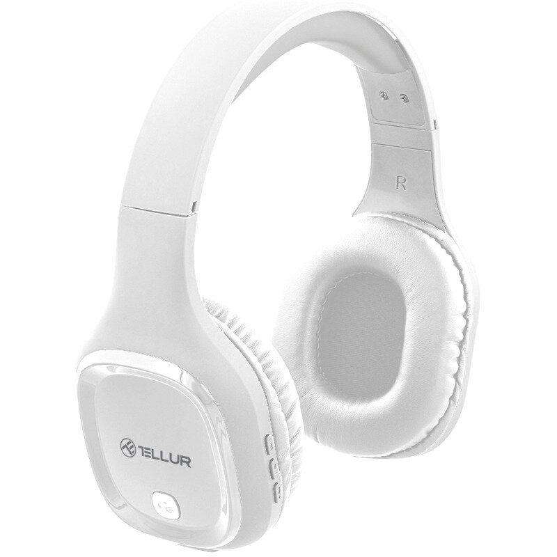 Casti Over-ear Pulse Bluetooth Alb