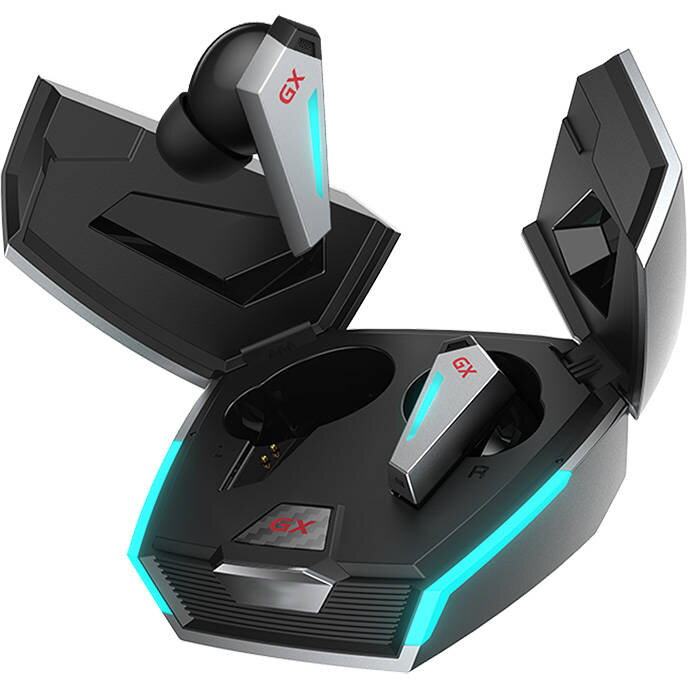 Casti Bluetooth TWS HECATE GX07, ANC (gri)