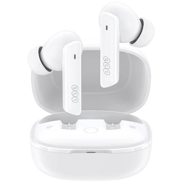 Casti Bluetooth TWS HT05, ANC Alb