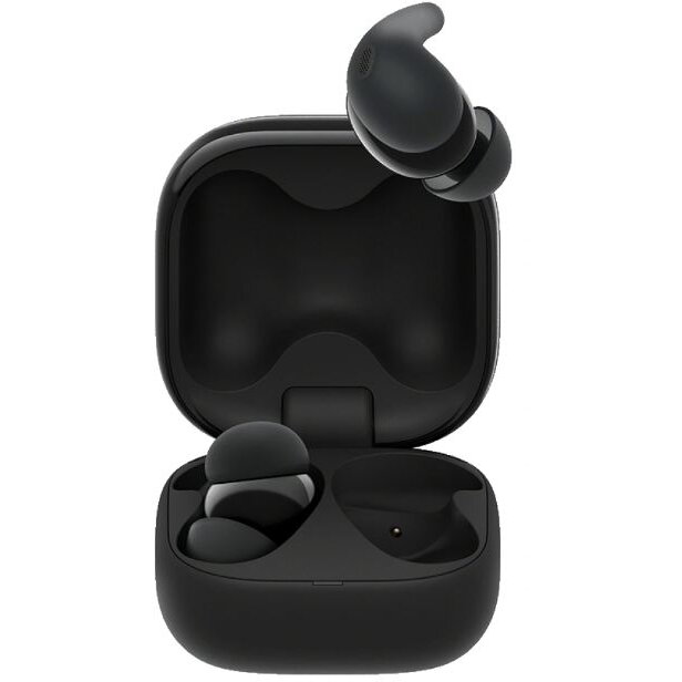 Casti Casti In-Ear Sony LinkBuds Open WF-L910B, True Wireless, Bluetooth, Multipoint, Microfon, Fast Pair, IPX4, Autonomie 22 ore, Negru