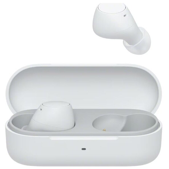 Casti Casti In-Ear Sony WF-C510W, True Wireless, Conexiune multipunct, Incarcare rapida, Mod Ambient Sound, Microfon, Bluetooth, IPX4, Autonomie 11 ore, Alb