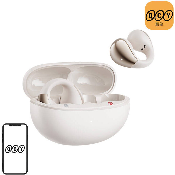 Casti Earphones QCY Crossky Clip T33 (white)