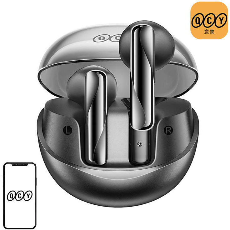 Casti Earphones TWS QCY AilyBuds Clear T32 (black)