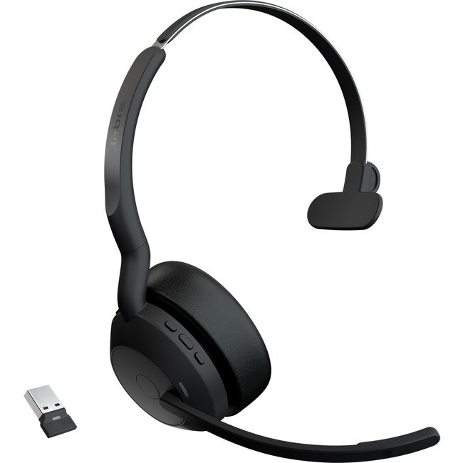 Casti Evolve2 55, Headset (black, mono, Microsoft Teams, USB-A, Link380a)