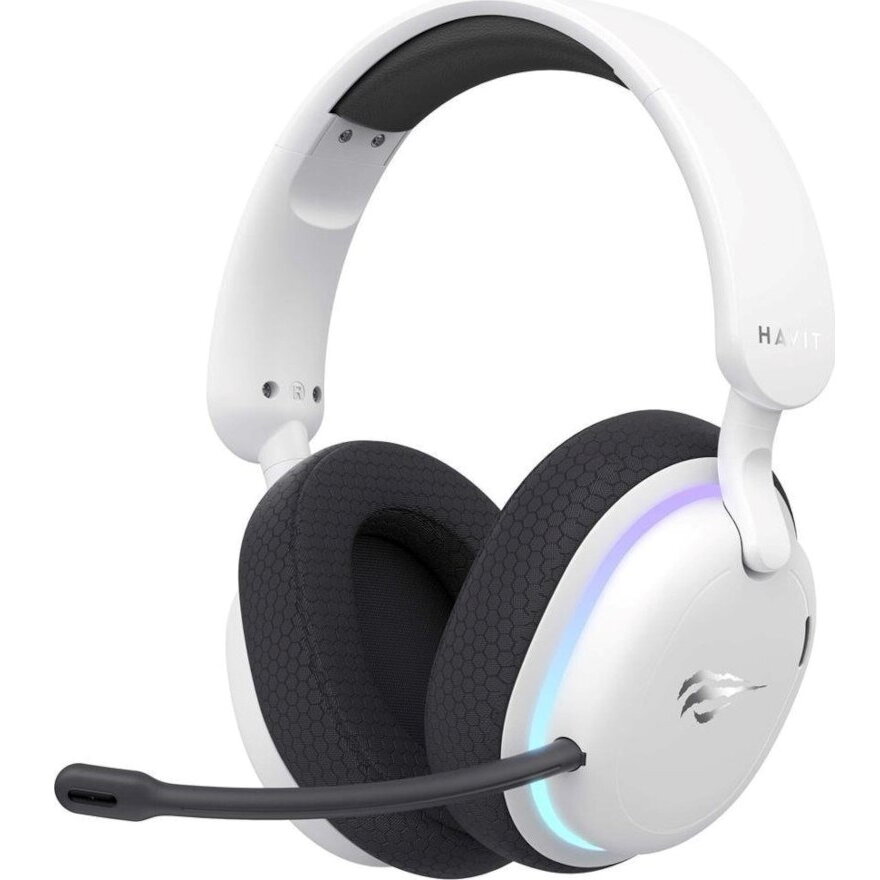 Casti Havit Fuxi-H7 - gaming headphones, black and white