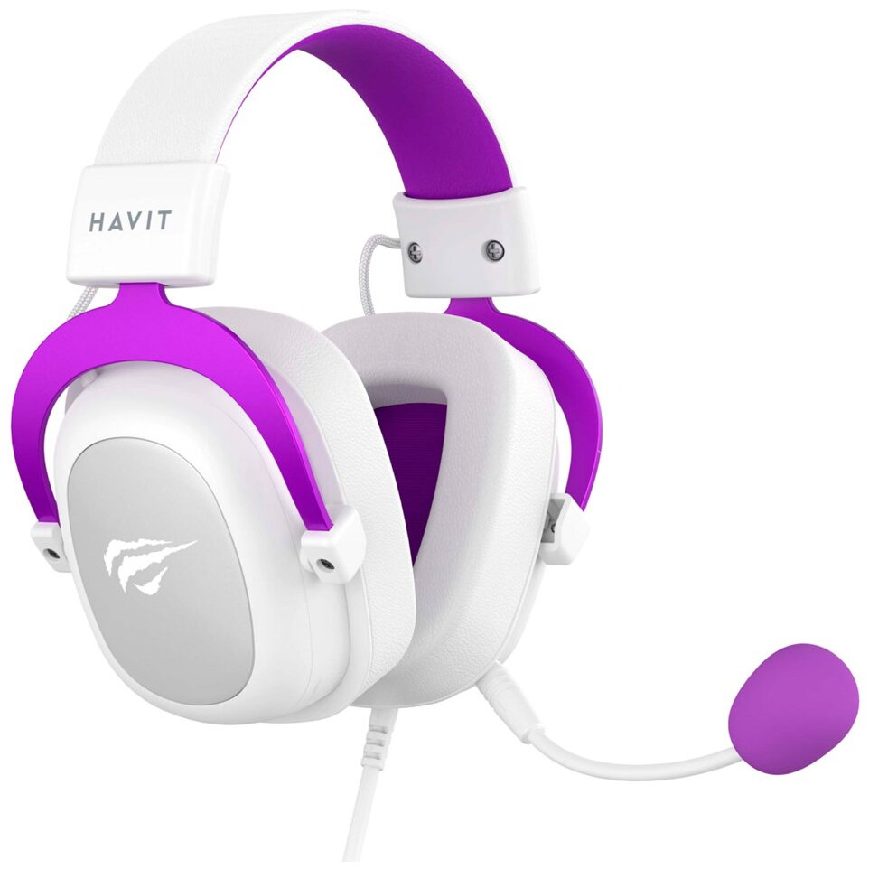 Casti GAMENOTE H2002D pentru PC, laptop, PS4, XBOX, tablete, telefon, microfon detasabil , 1x 3.5 Jack, 1.7 m, Negru