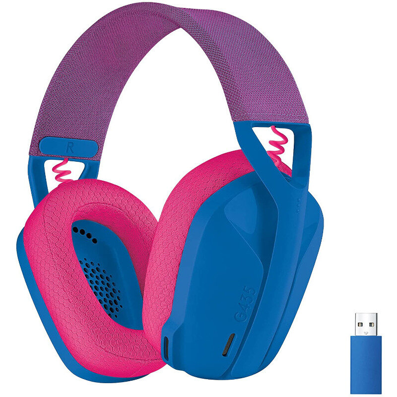 Casti Gaming G435 Blue Pink