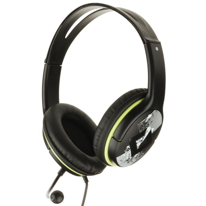 Casti  cu Microfon HS-400A cu Fir Standard Multimedia Microfon pe Brat Jack 3.5mm x 2 Negru