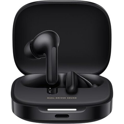 Casti Redmi Buds 6 Night Black (black, USB-C, Bluetooth)